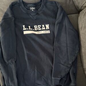 L.L. Bean Men's Dark Blue Crewneck Sweater